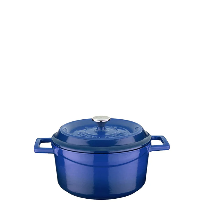 Lava Round Casserole 20cm, 24cm and 28cm - Blue