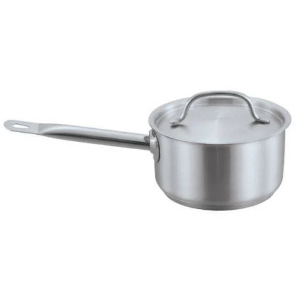 Saucepan | Stainless Steel Saucepan With Lid - 10.5X20cm (3.3L)