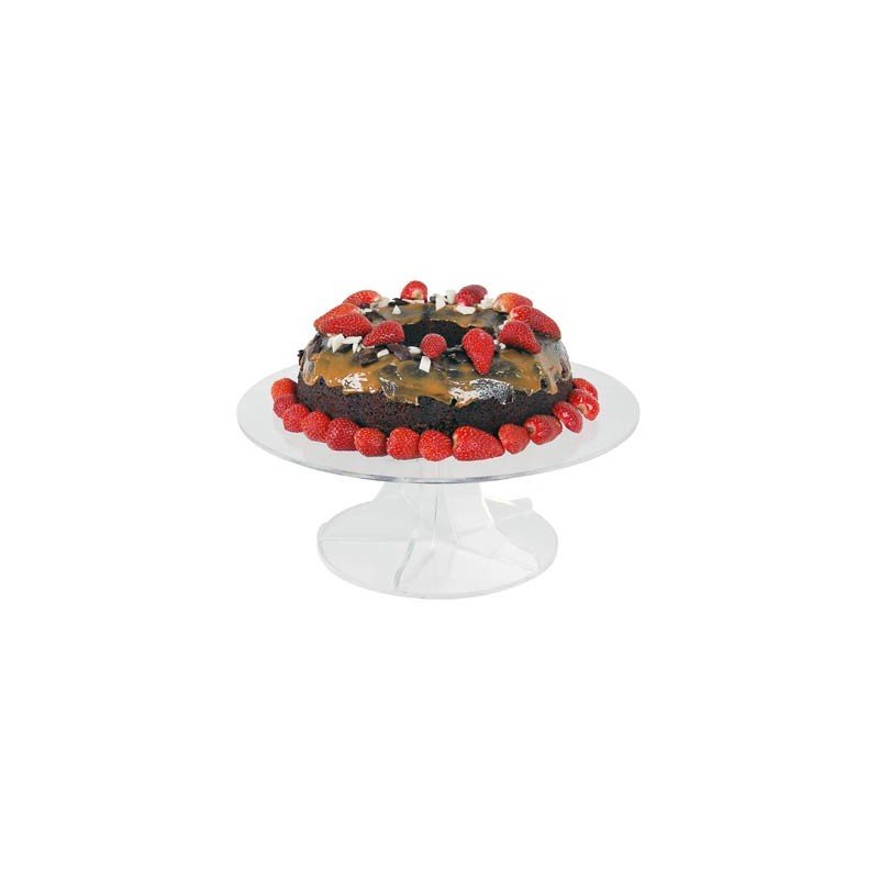 CAKE STAND - CLEAR