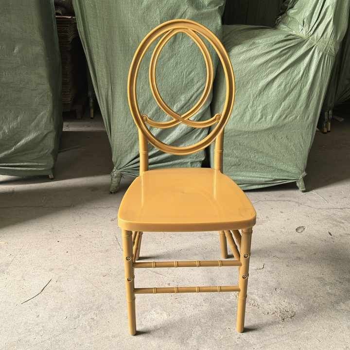 Plastic Resin Gold Phoenix Without Cushions Chairs for sale