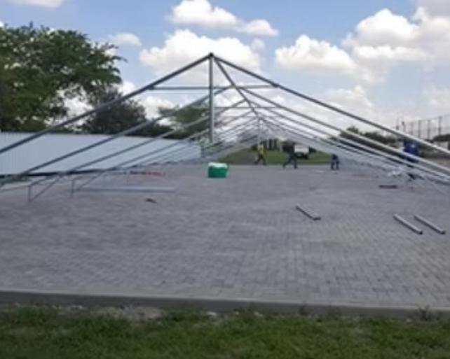 A Frame - Round Tubing - Marquee / Tent 9m x 18m