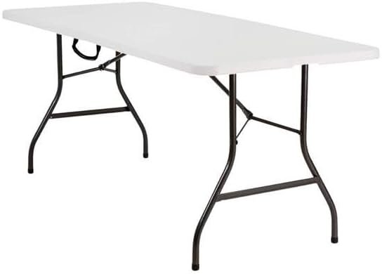 Heavy Rectangular Duty Plastic Folding Table 1.8m