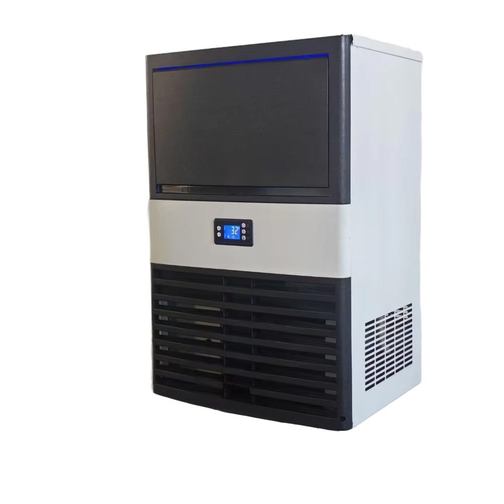 150KG Barrel Ice Maker  Commercial Ice Cube Machine Air Cooling