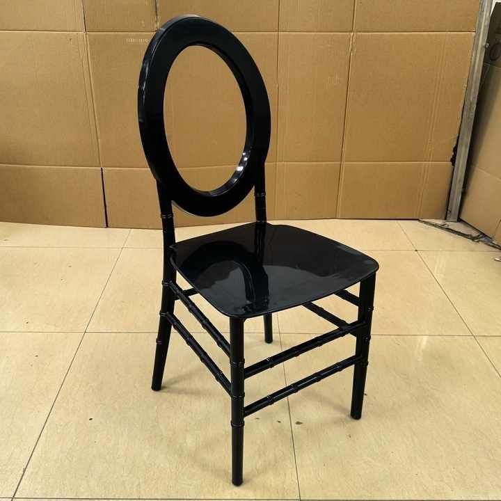 Black Plastic Resin Phoenix Without Cushions Chairs for sale