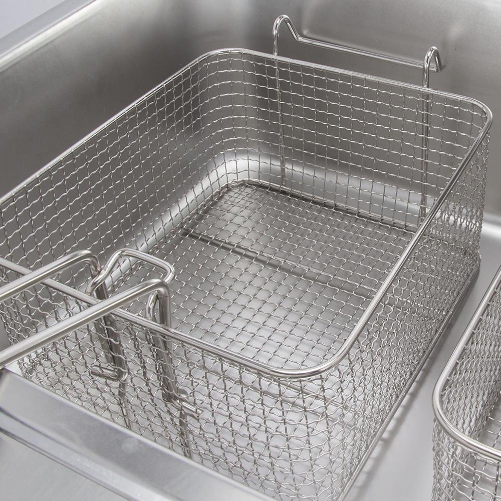 6L+6L Double Tank Table Top Gas Deep Fryer Kitchen Equipment Dual tank LPG/NG Fryer