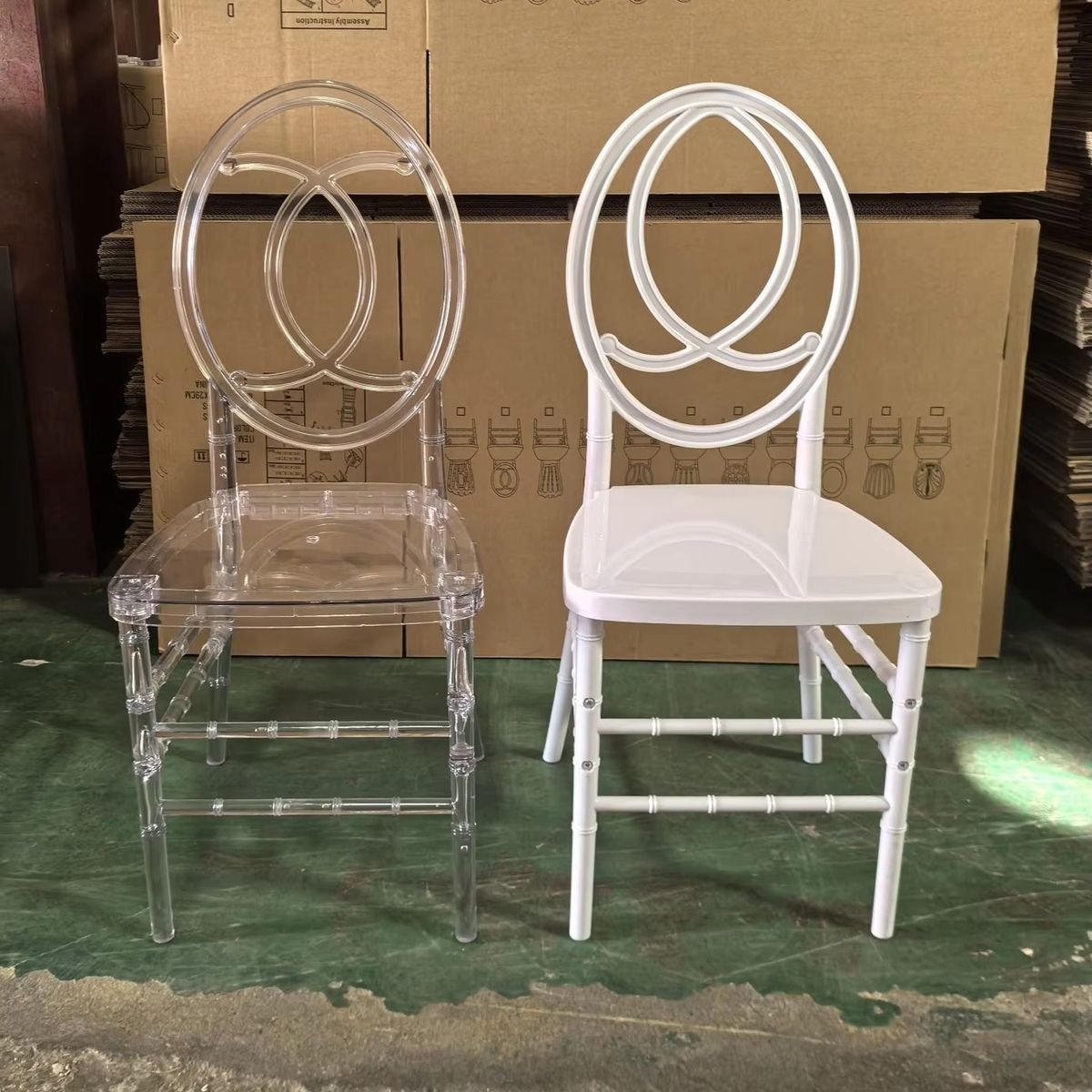 Resin Phoenix Transperant Chiavari Chair